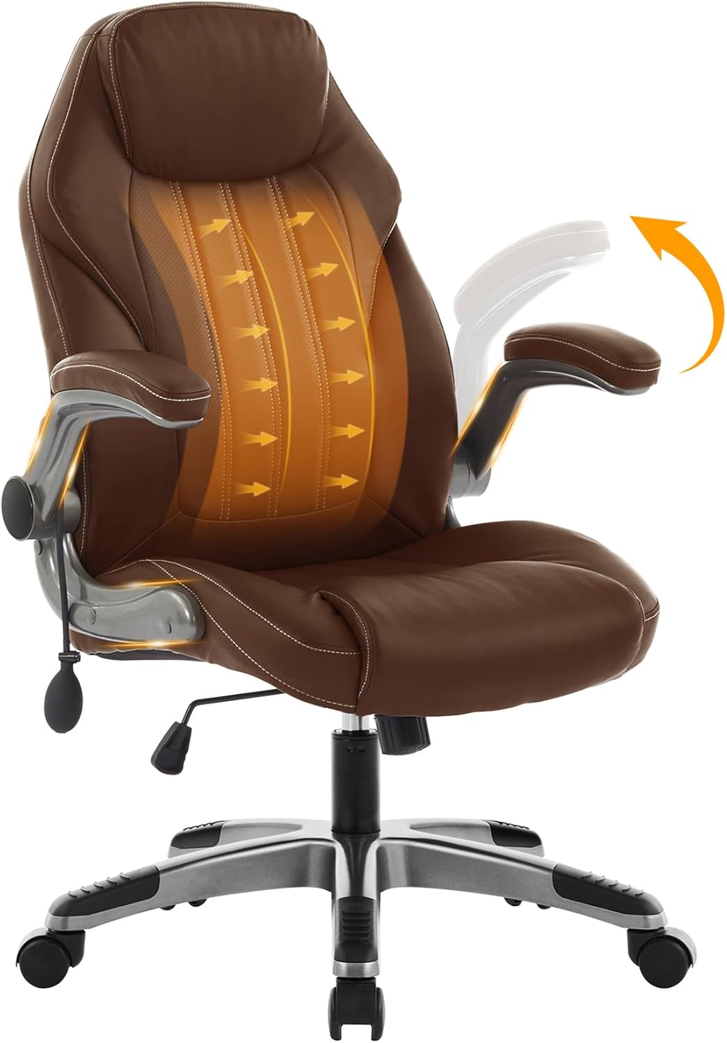 Ergonomic Office Desk Chair with Adjustable Lumbar Support