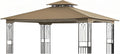 Replacement Gazebo Canopy for 10 x 12 Regency II Patio Gazebo - Khaki