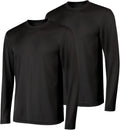 Hanes Sport Men's Long-Sleeve Performance T-Shirt 2-Pack - Cool DRI AS