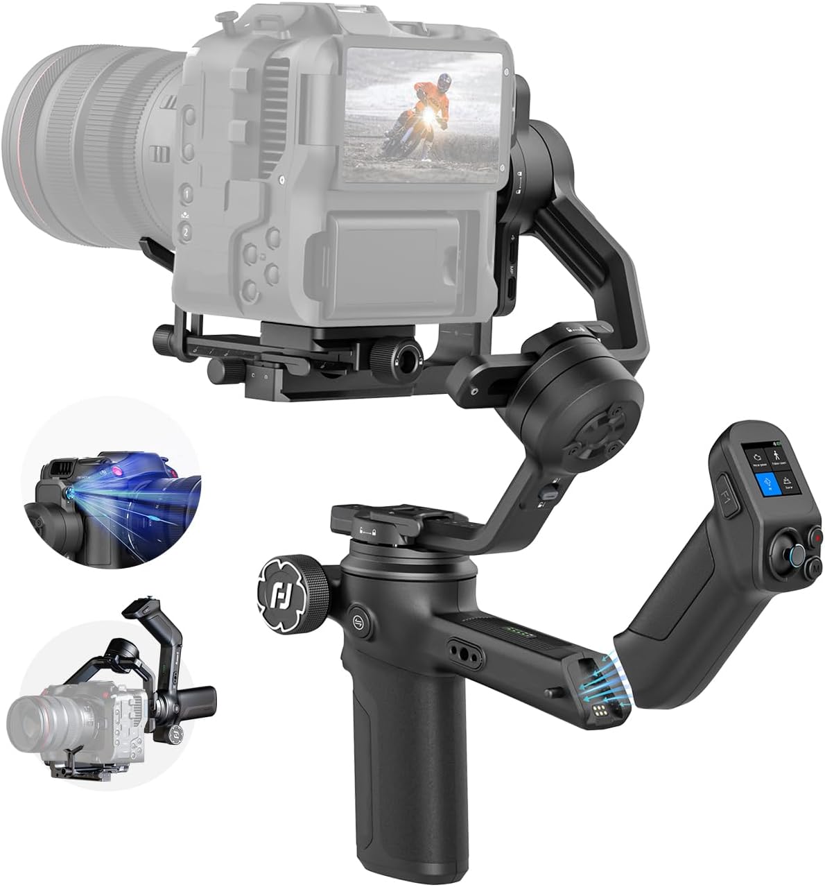 FeiyuTech SCORP 3 Gimbal Stabilizer for Professional Video Use