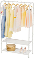 Clothes Rack Portable Garment Rack with Shelves - Heavy Duty Organizer