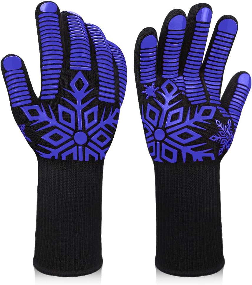 Fireproof Grill Gloves for BBQ & Cooking - Comsmart