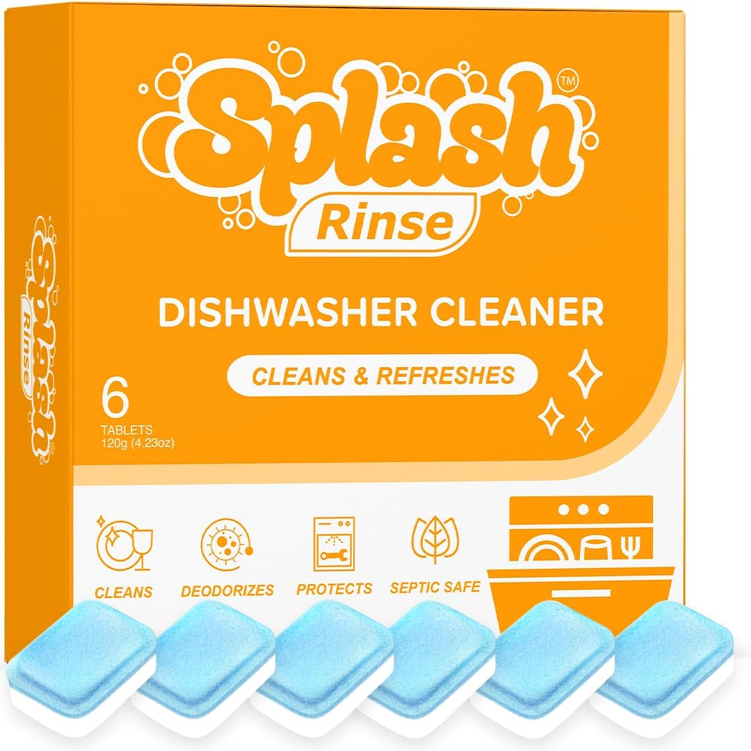Deep Clean Dishwasher Tabs - Fits All Models, 6 Pack