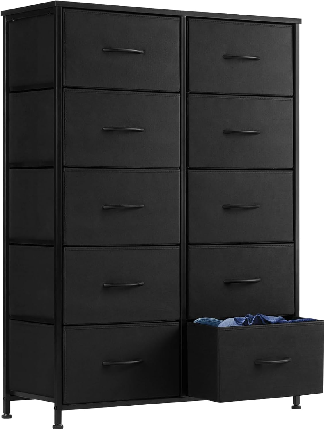 DUMOS Dresser for Bedroom with 10 Storage Drawers and Organizer