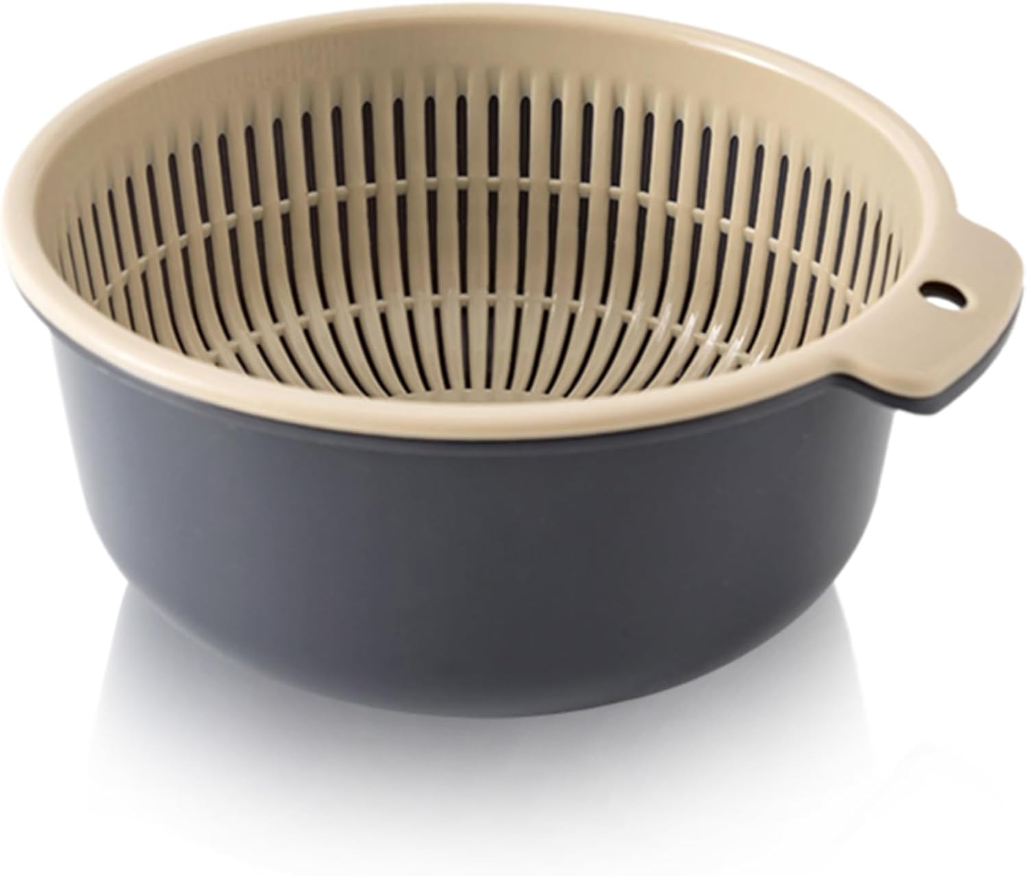 2-in-1 Kitchen Strainer Bowl Set, Fast Washing & Mixing - HERCHR
