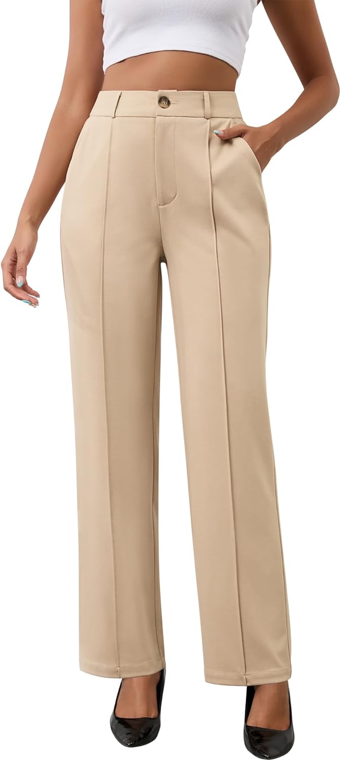 AVAMO Stretchy Work Pants for Women - Stylish and Comfortable