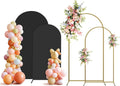 Arch Backdrop Stand and Cover Set Gold Arch Frame - Easy Setup