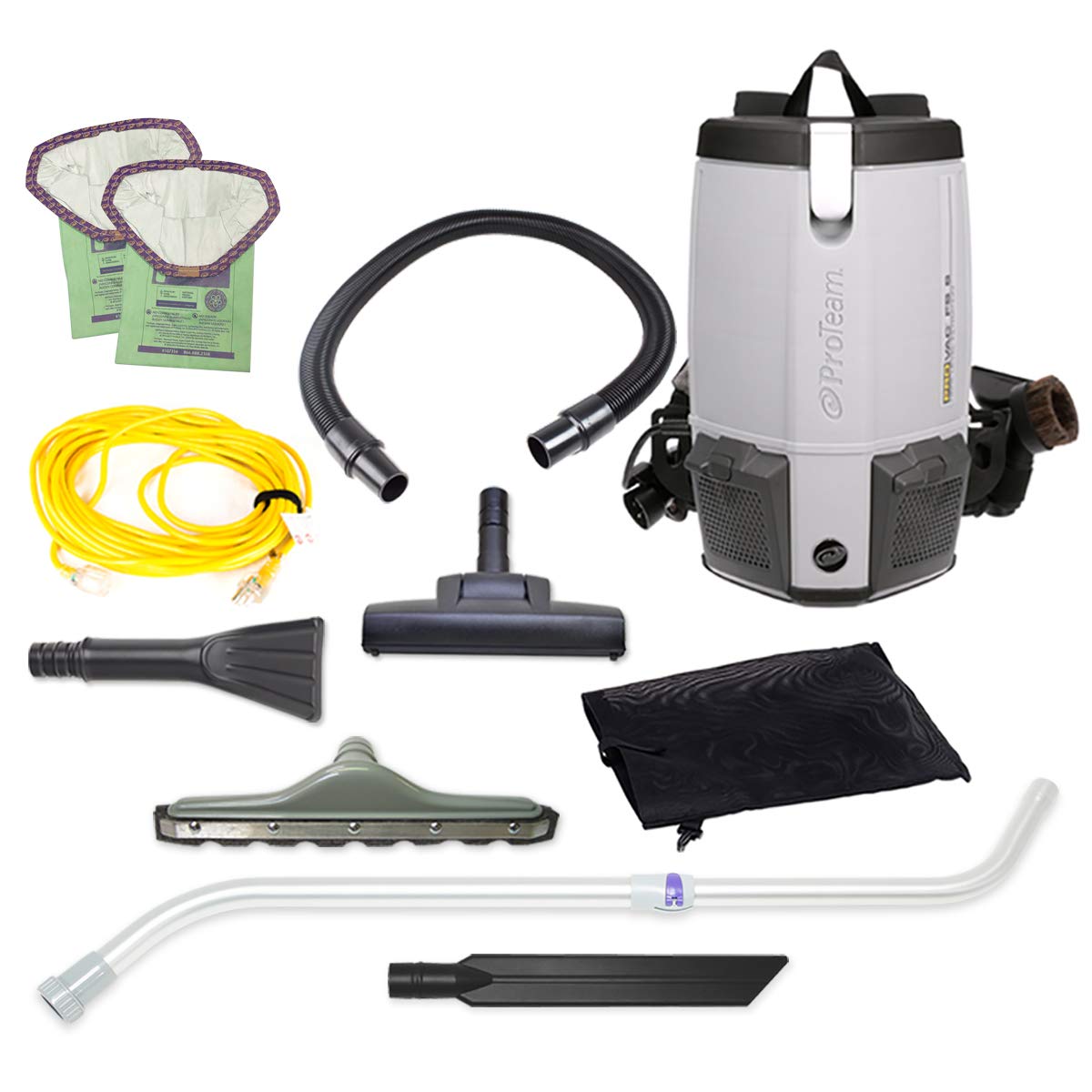 ProTeam Commercial Backpack Vacuum Cleaner with HEPA Filtration