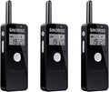 Small Walkie Talkies Two Way Radio with Earpiece & Mic Set - Compact