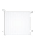Retractable Baby Gate 33.6in Tall, Expands to 55in Wide - White Mesh