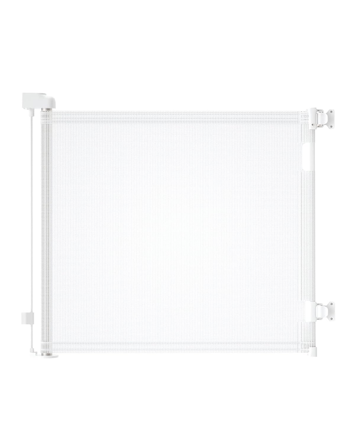 Retractable Baby Gate for Doorways and Stairs, 55in Wide