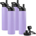 DOMICARE Insulated Water Bottle - 22 oz Stainless Steel Travel Bottle