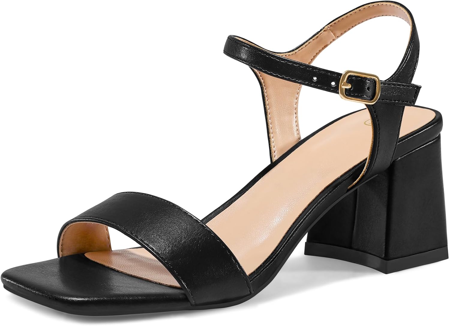 mysoft Women's Chunky Block Low Heels Open Toe Sandals Review