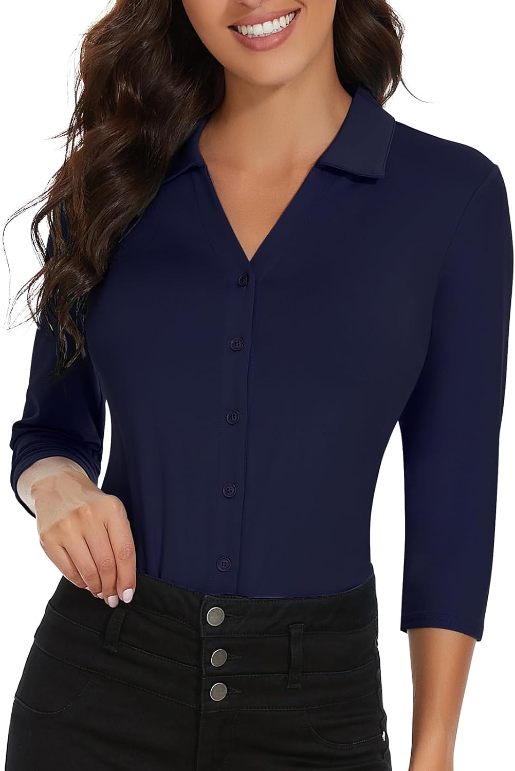 Soneven Womens Golf Polo Shirts for Business and Casual Wear