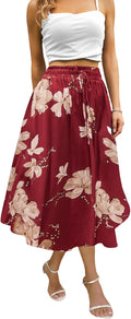 Lightweight Women's Maxi Skirts with Pockets for Summer Events