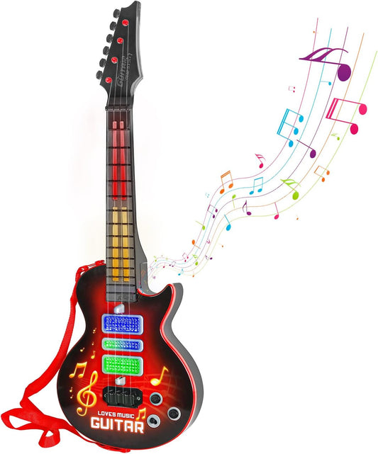 M SANMERSEN Kids Guitar for 3 4 5 Year Olds - Fun Musical Toy