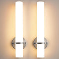 Brushed Nickel Bathroom Sconces 18W LED Dimmable Vanity Light - Warm