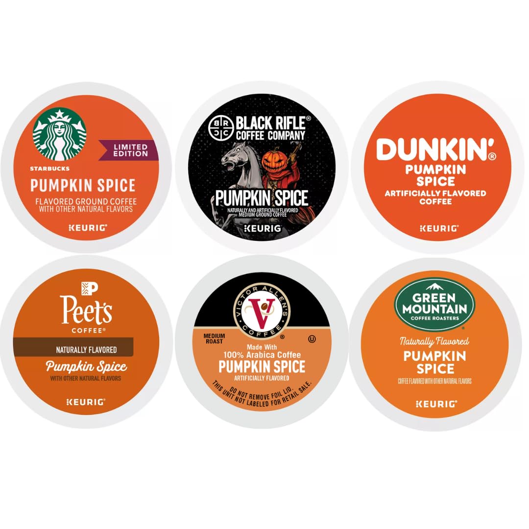 Pumpkin Spice Lovers Coffee Pod Sampler for Fall Brewing Fun