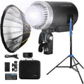XPLOR 300 Pro TTL R2 Battery Monolight Bundle - Compact 300WS Power