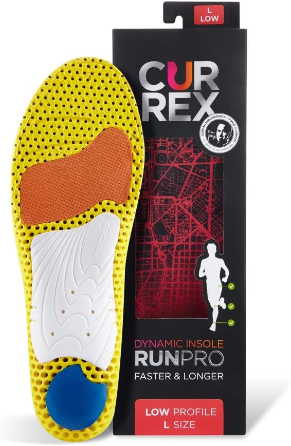 CURREX RunPro Insoles for Running Shoes with Arch Support