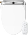 Electric Bidet Toilet Seat with Wireless Remote - Heated, Warm Water