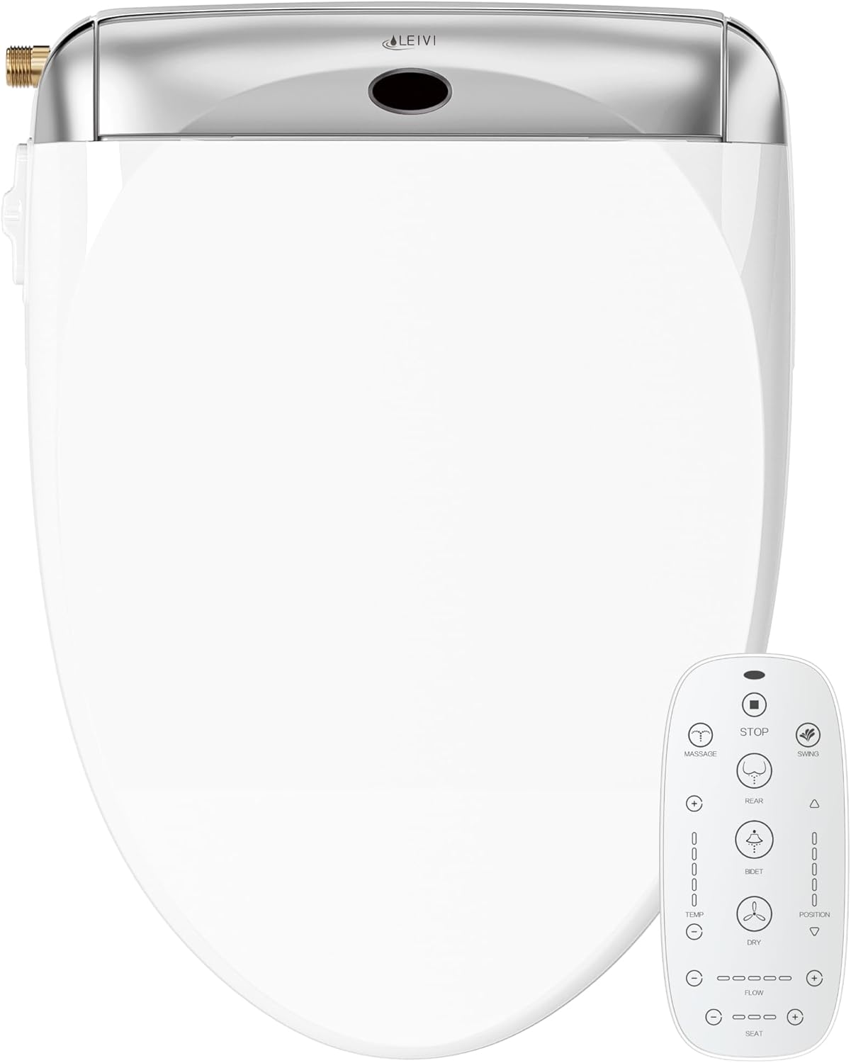 LEIVI Electric Bidet Toilet Seat with Wireless Remote Control