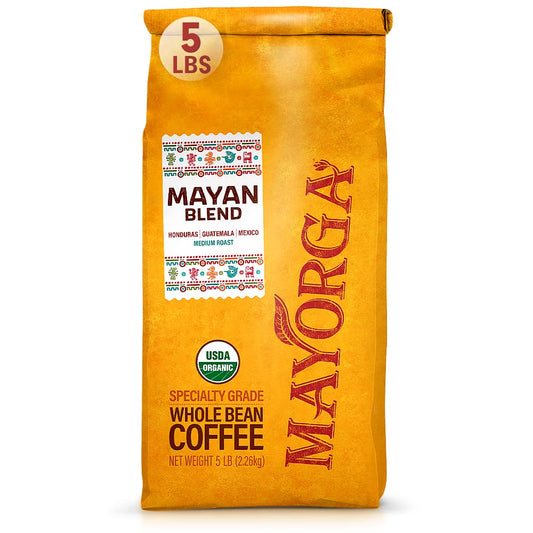 Mayorga 5lb Organic Arabica Coffee - Smooth & Flavorful
