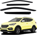 Tape-On Rain Guard 4-Piece for 2013-2018 Hyundai Santa Fe - Smoke