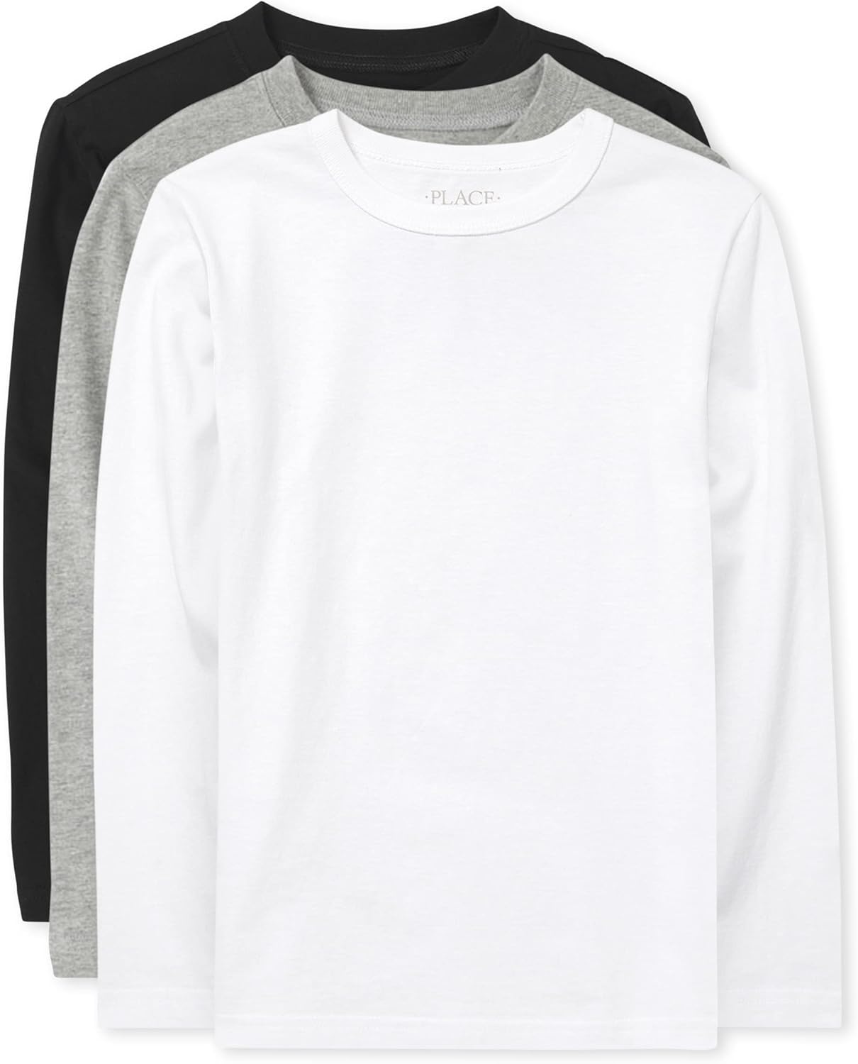 Boys Basic Long Sleeve Tee Multipack for Comfortable Layering