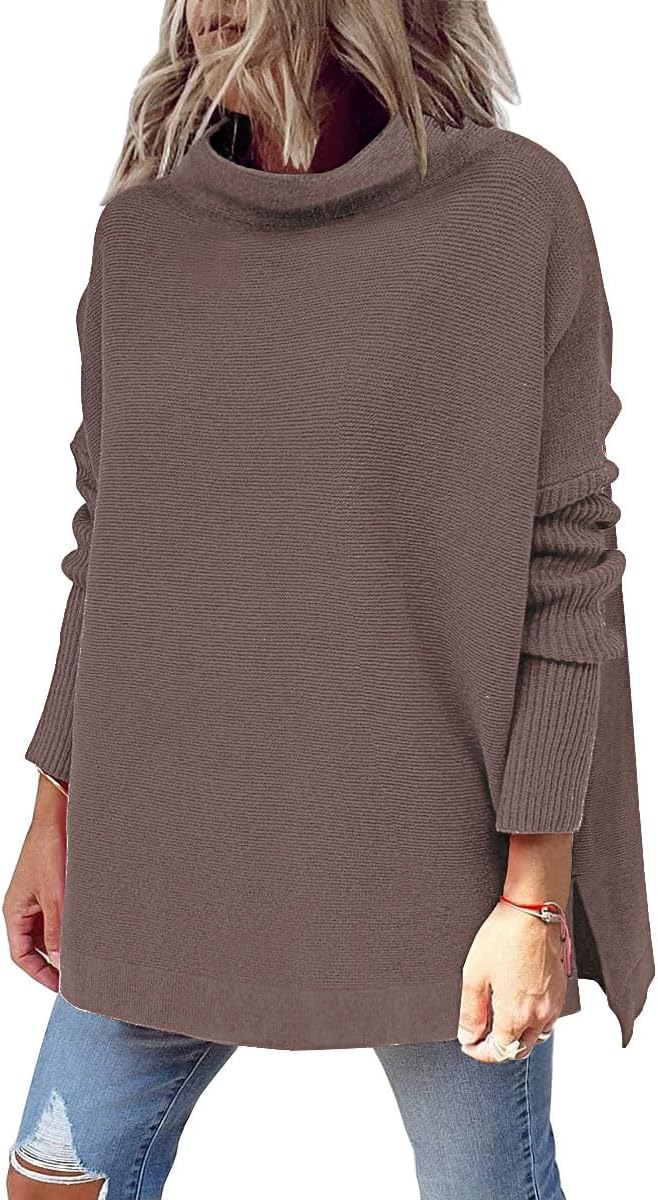 LILLUSORY Women's Mock Turtleneck Sweater for Casual Style