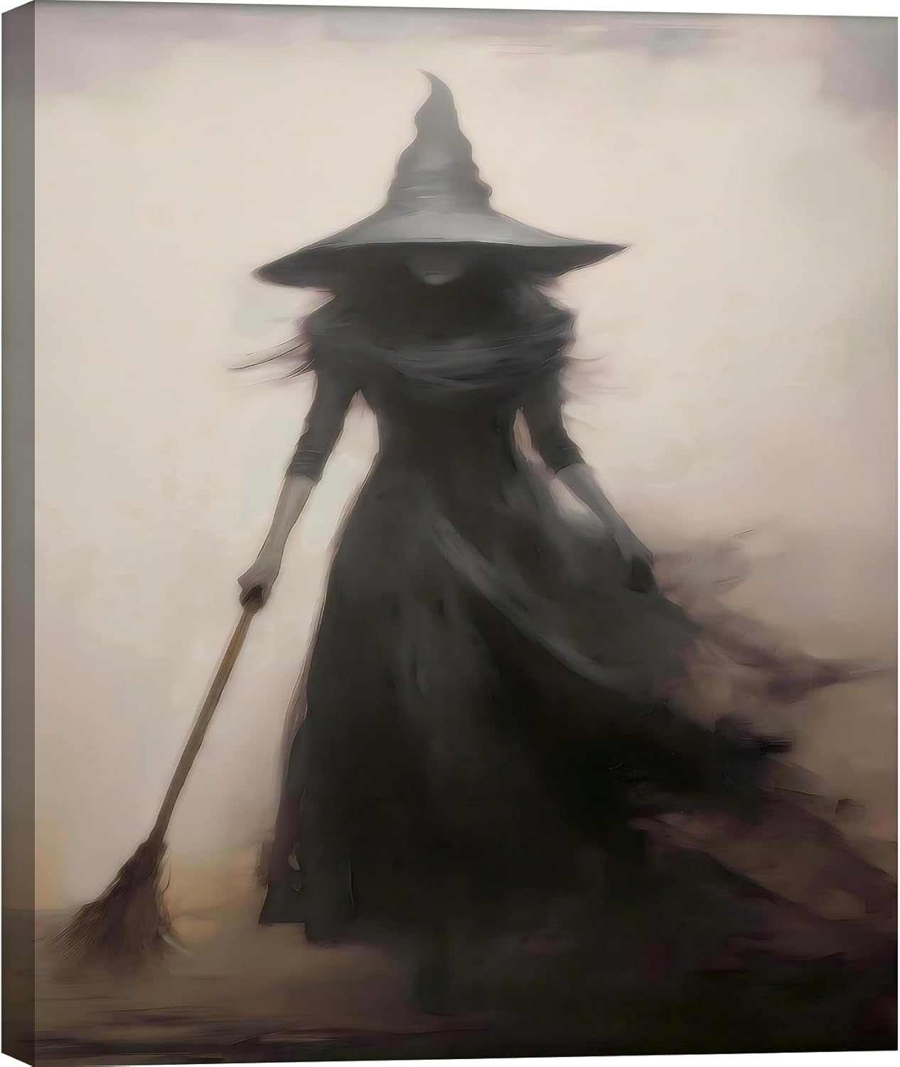 Dark and Moody Canvas Wall Art for Spooky Halloween Decor
