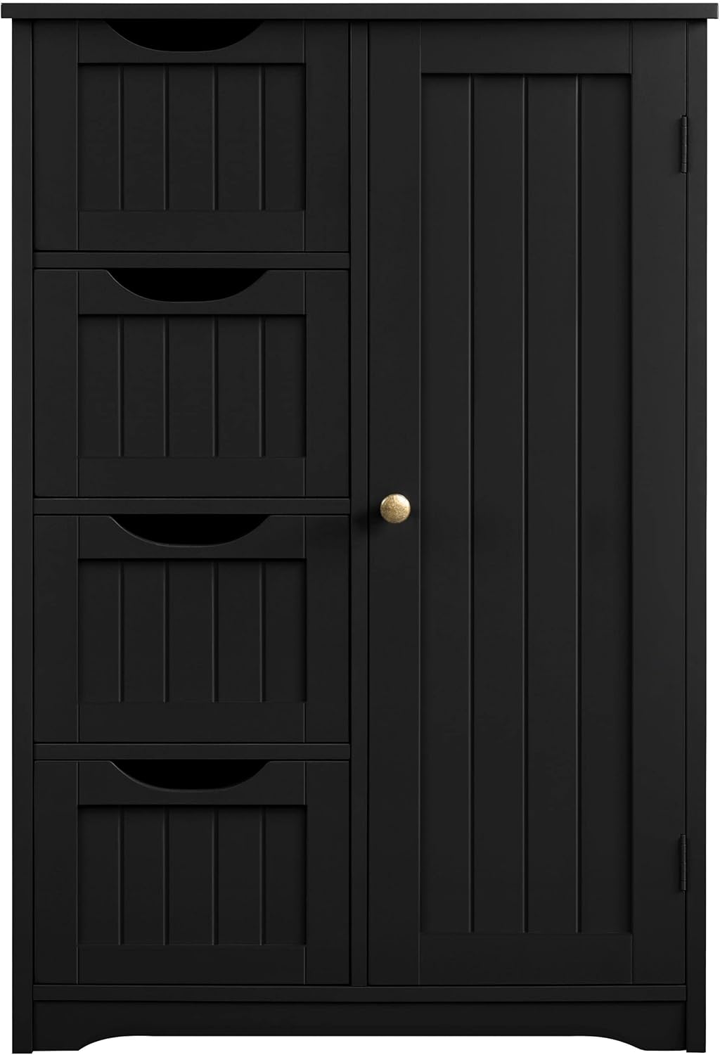 Yaheetech Wooden Bathroom Storage Organizer with 4 Drawers