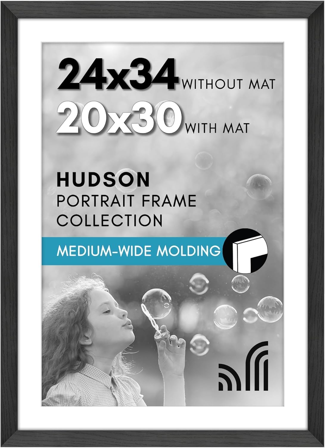 24x34 Poster Frame with Polished Plexiglass for Stylish Display