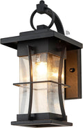 Dusk to Dawn Outdoor Wall Lantern Porch Light with Photocell Sensor