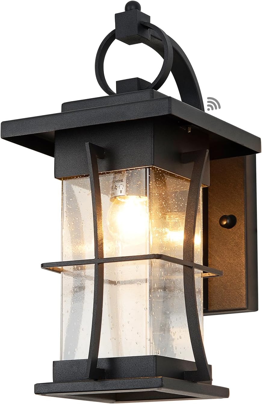 Dusk to Dawn Outdoor Wall Lantern with Photocell Sensor for Home