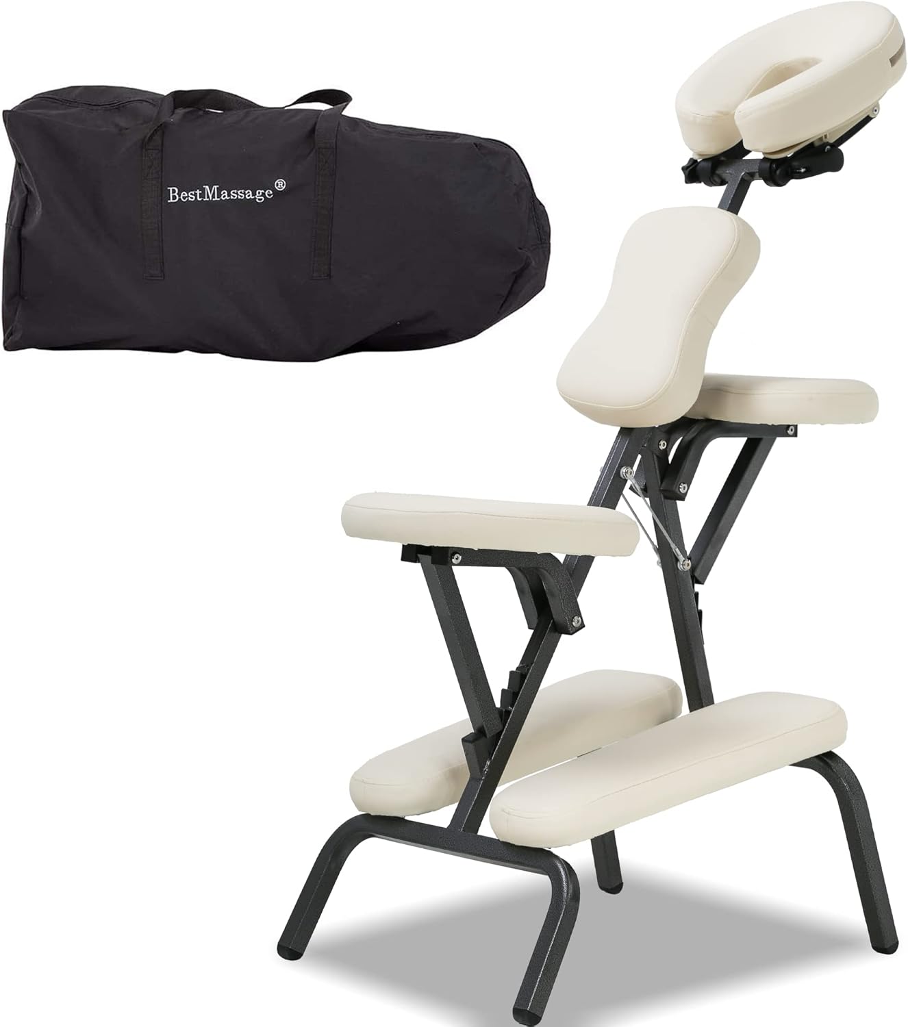 Portable Massage Chair for Tattoo and Spa with Adjustable Cradle