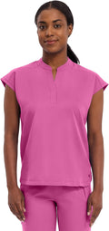 Healing Hands Journey Relaxed Fit Women's Scrub Top - Comfortable busy