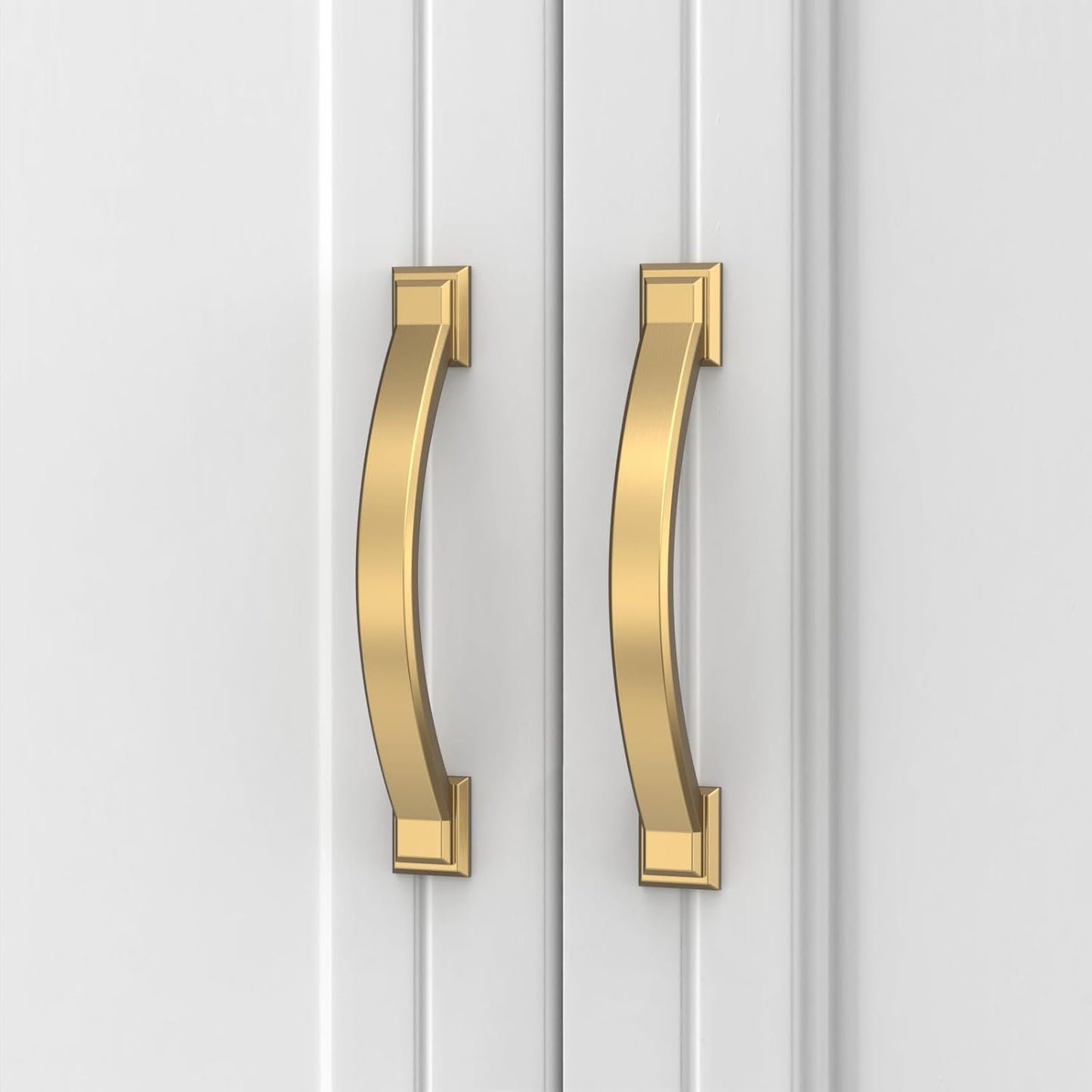 Asidrama 10 Pack 3.75 Inch Champagne Bronze Cabinet Handles