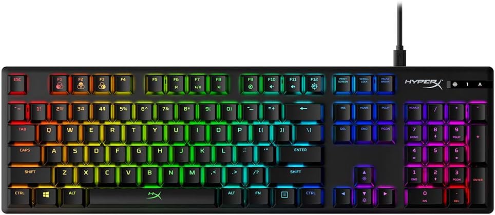 HyperX Alloy Origins: Customizable RGB Lighting