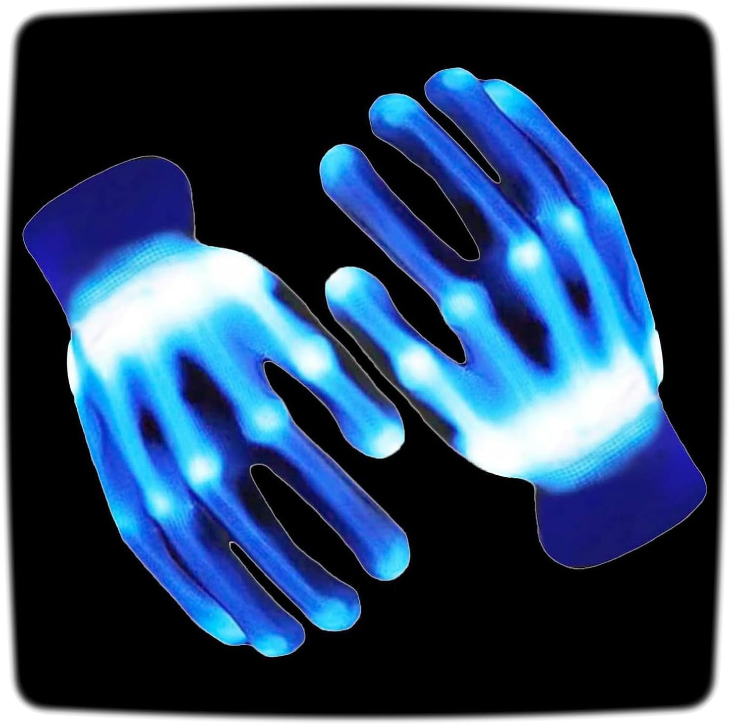Colorful Light-Up LED Gloves - 10 Modes for Party Fun! 