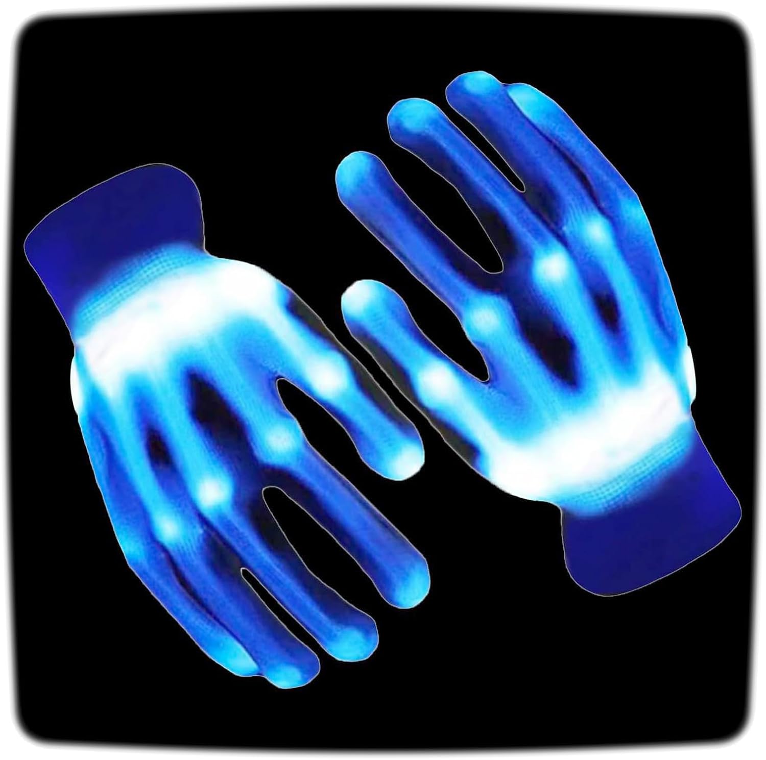 Colorful Light-Up LED Gloves - 10 Modes for Party Fun! 