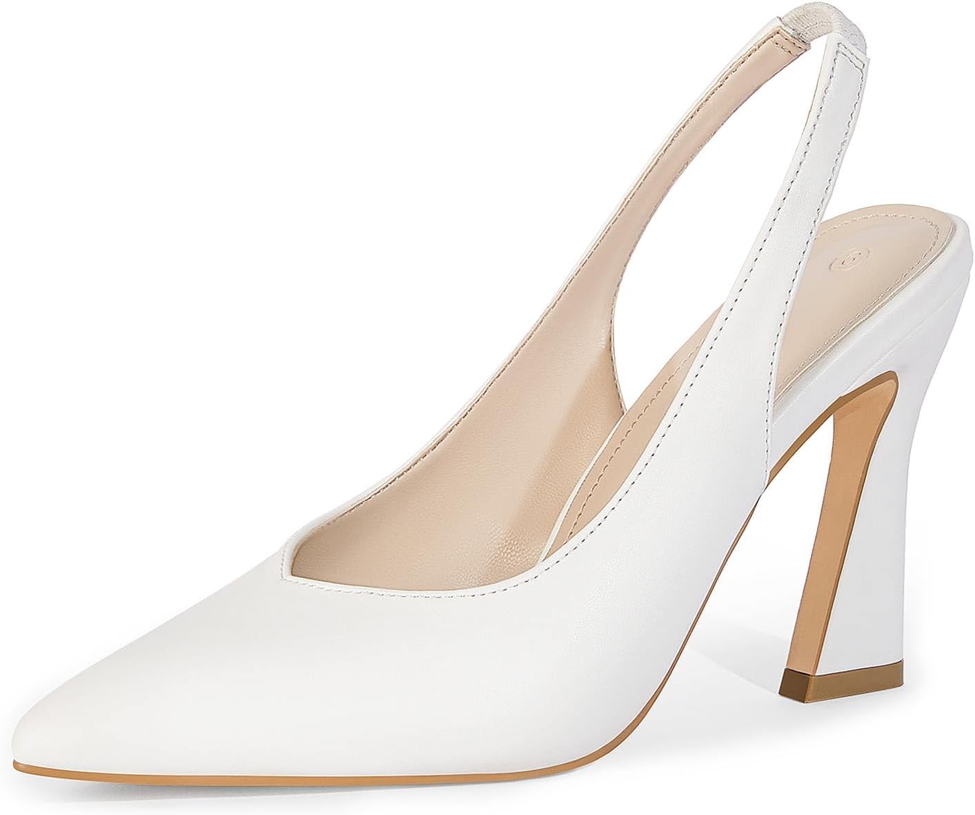 Gihubafuil Womens Slingback Kitten Heels for Elegant Occasions