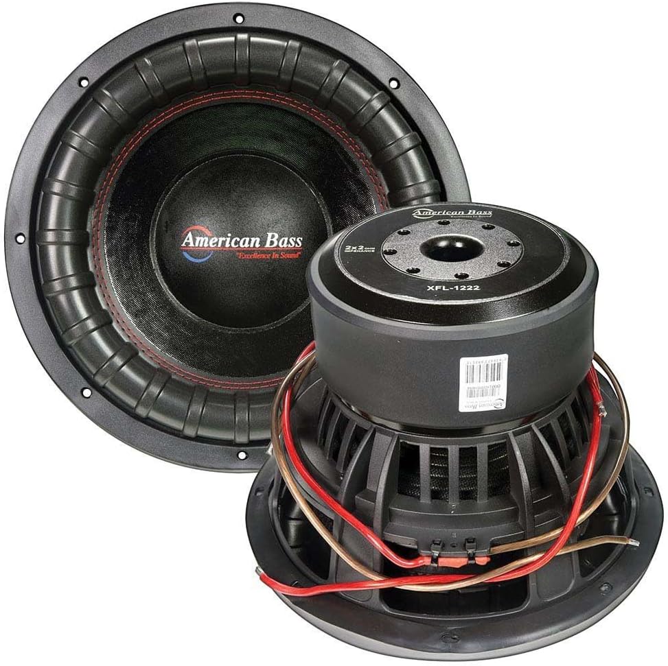 American Bass XFL 12 Inch 4 Ohm Car Subwoofer with 3000 Watts