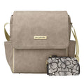 Boxy Diaper Bag Backpack - Stylish, Easy to Clean, Two Ways to Carry
