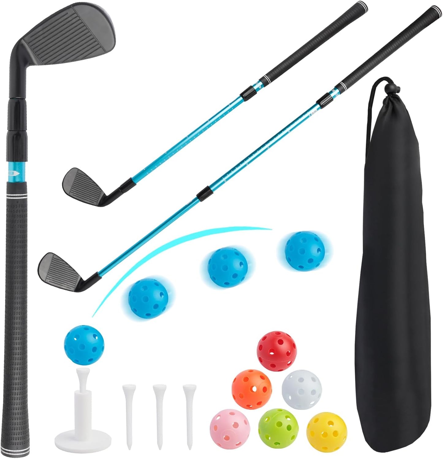 Adjustable Golf Chipping Club Set for Backyard Fun!