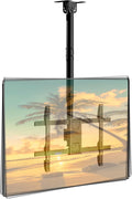 Ceiling TV Mount Adjustable Hanging Bracket for 43-86in - Space Saving