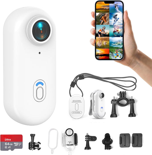 Wearable 4K Pocket Camera for Hands-Free Adventures
