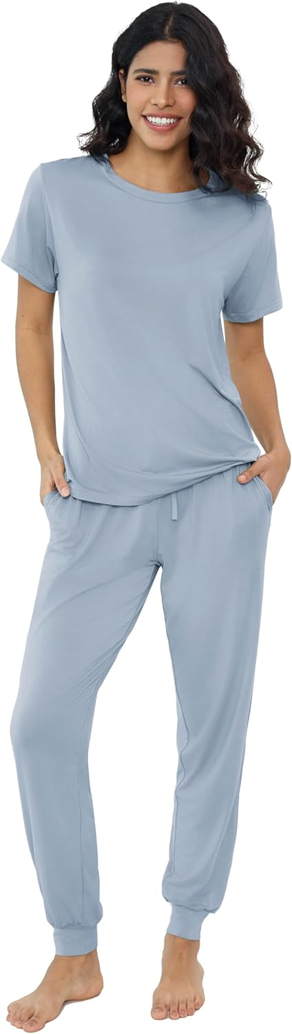 Ultra Soft Bamboo Viscose Pajamas Set for Women Sleepwear