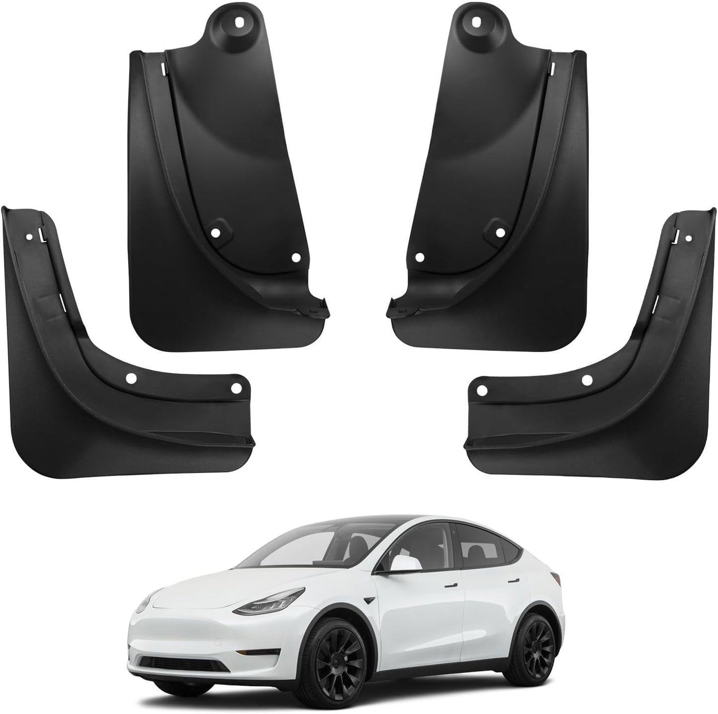 BASENOR 2025 Upgraded Tesla Model Y Mud Flaps for Protection