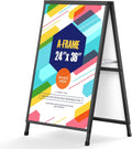 A Frame Signs 24x36 in Outdoor Sandwich Board - Heavy Duty Frame